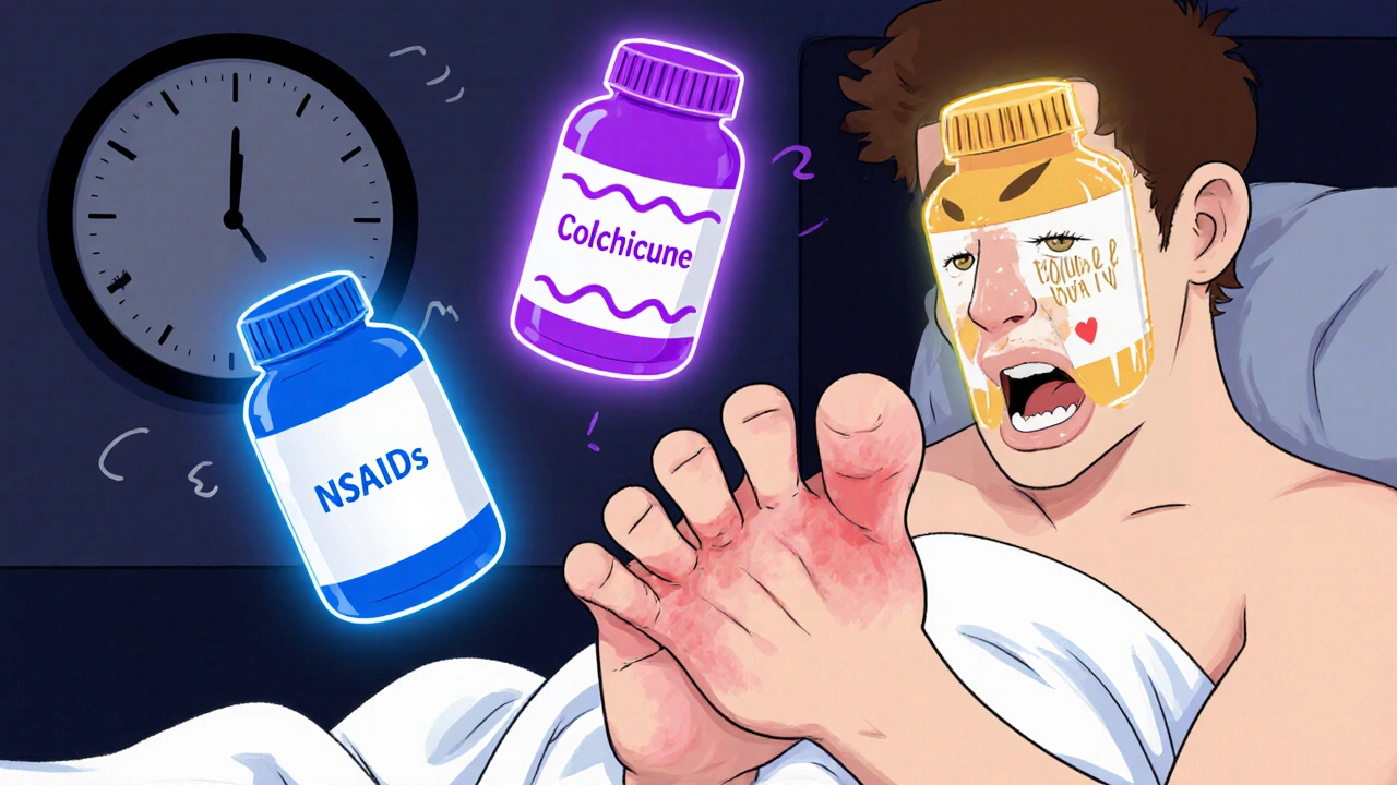 Gout Flares: Colchicine, NSAIDs, and Steroids Compared