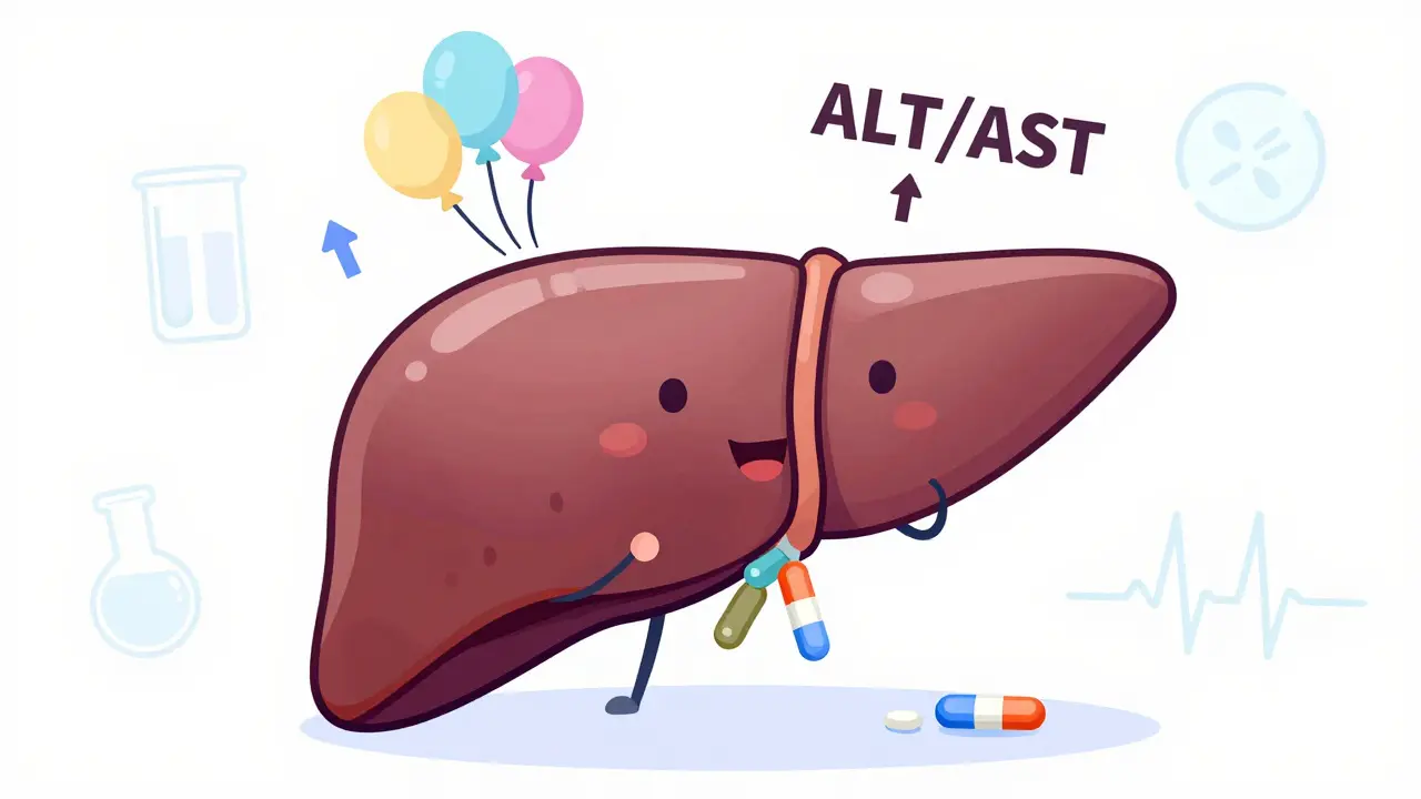 Mild Elevation of Liver Enzymes from Medications: What It Really Means