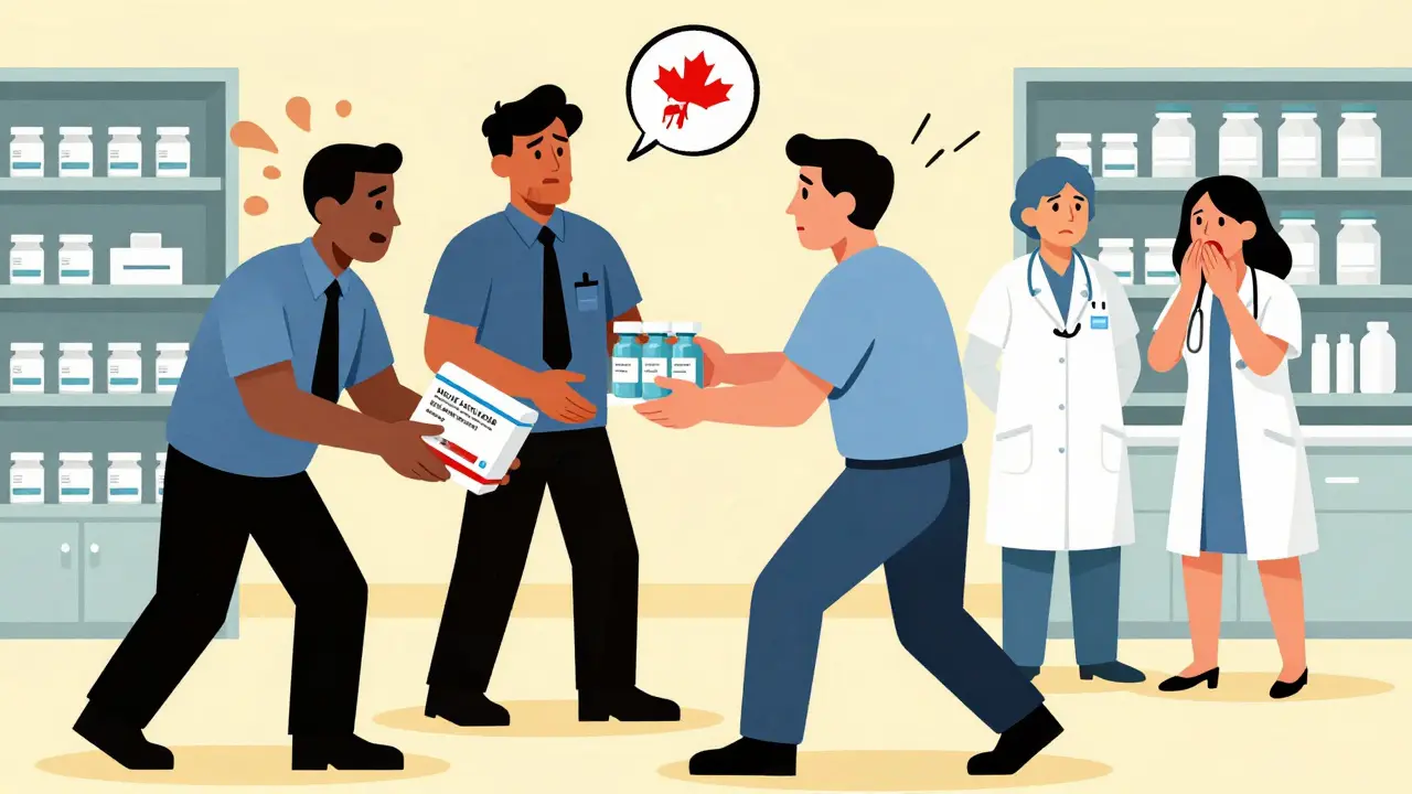 Health Canada managing shortages vs US hospital empty shelves